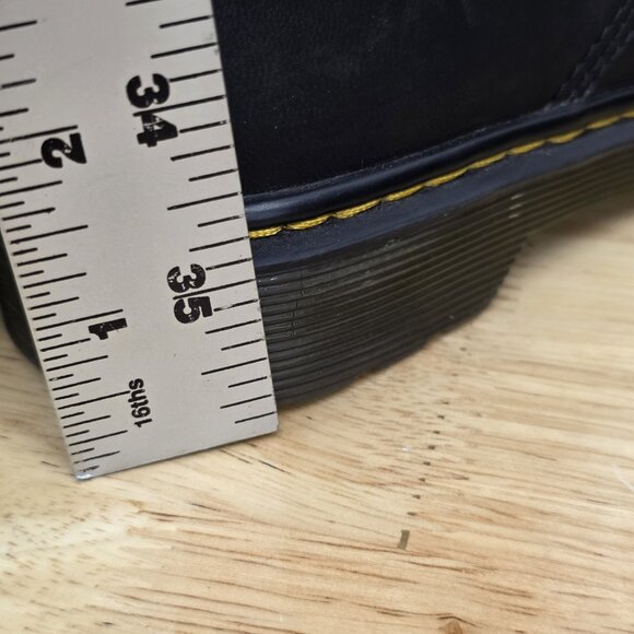 Dr Martens Boots Kids Size 1 1914 Mid Calf Tall Lace Up Zip Up Punk Rock - Picture 10 of 12